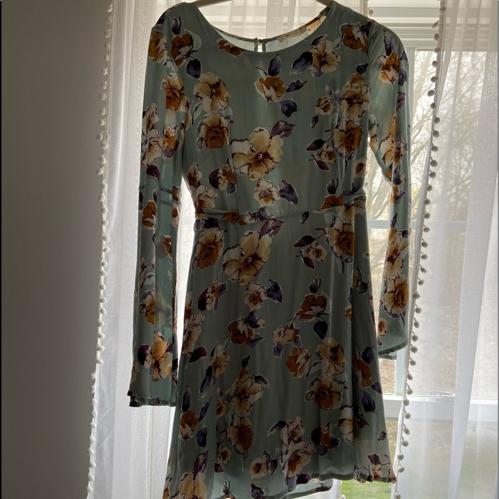 Altard State Long Sleeve Floral Dress Size S